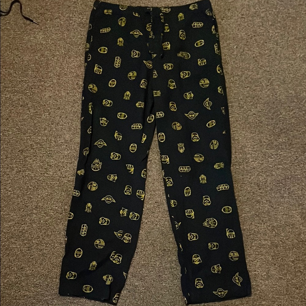 GAP Black and Gold Star Wars Sweatpants